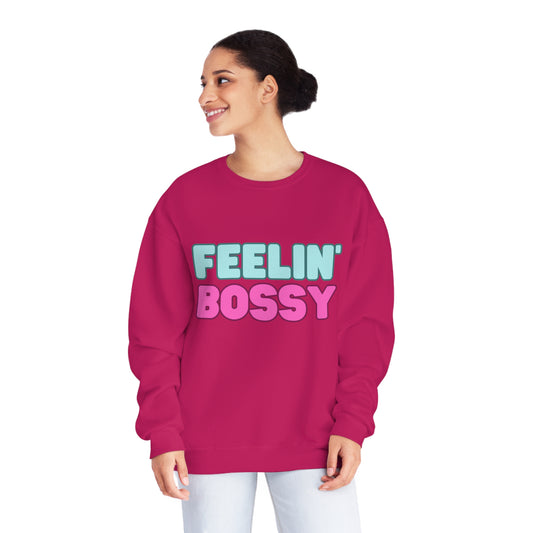 Feeling' Boss Unisex NuBlend® Crewneck Sweatshirt (Multiple colors)