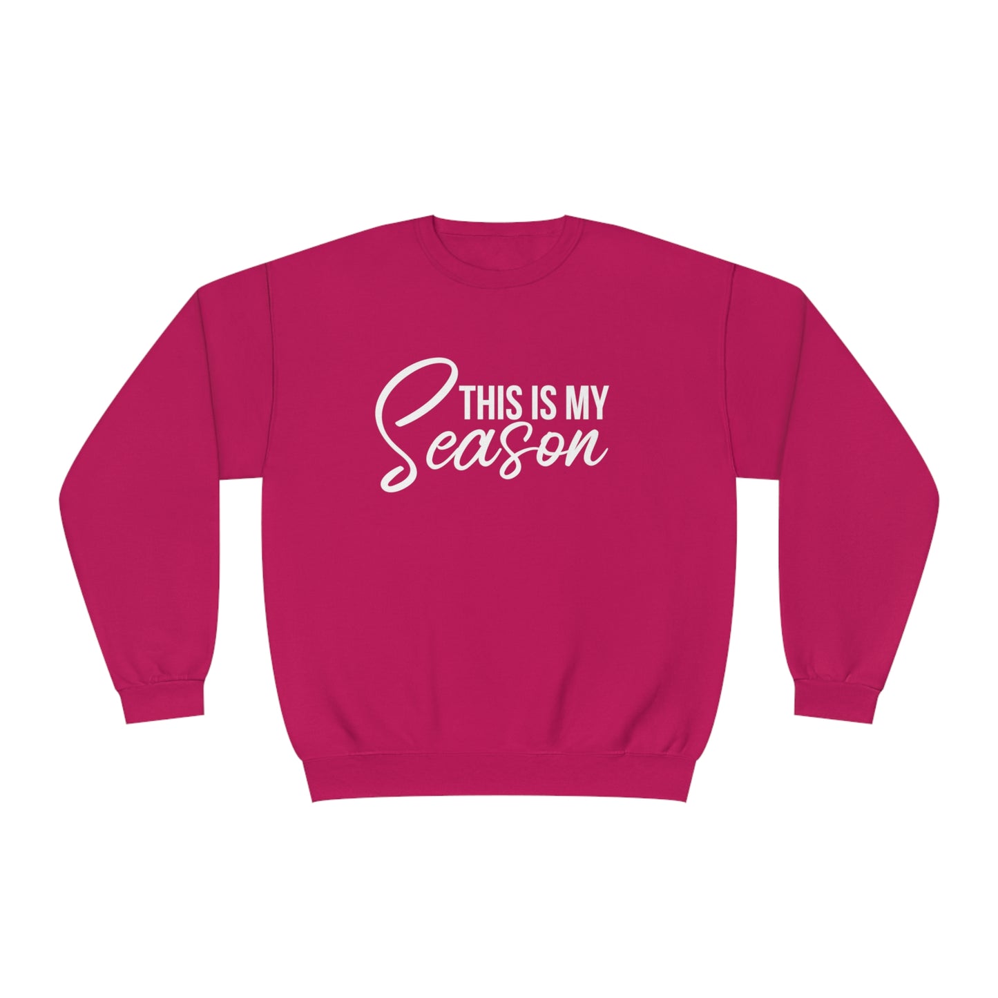 This is My Season Unisex NuBlend® Crewneck Sweatshirt (Multiple Colors)