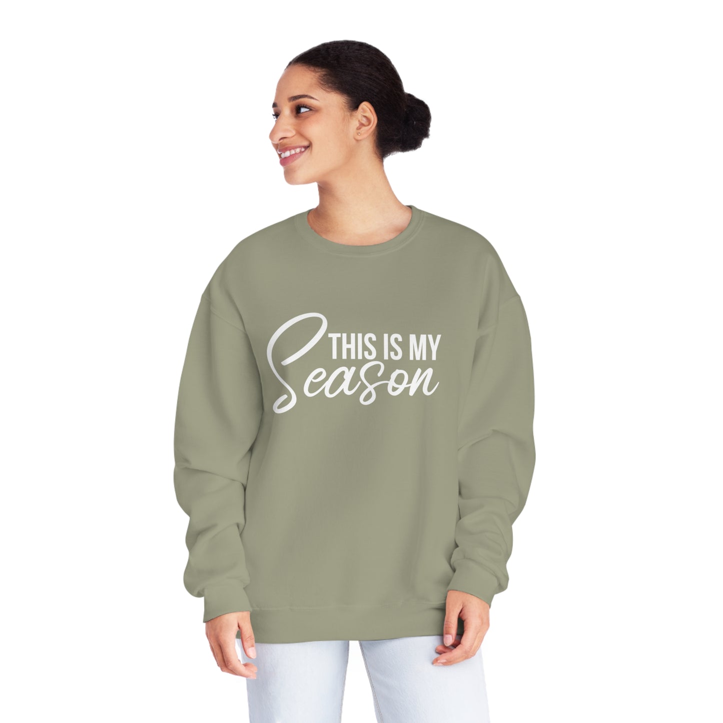 This is My Season Unisex NuBlend® Crewneck Sweatshirt (Multiple Colors)