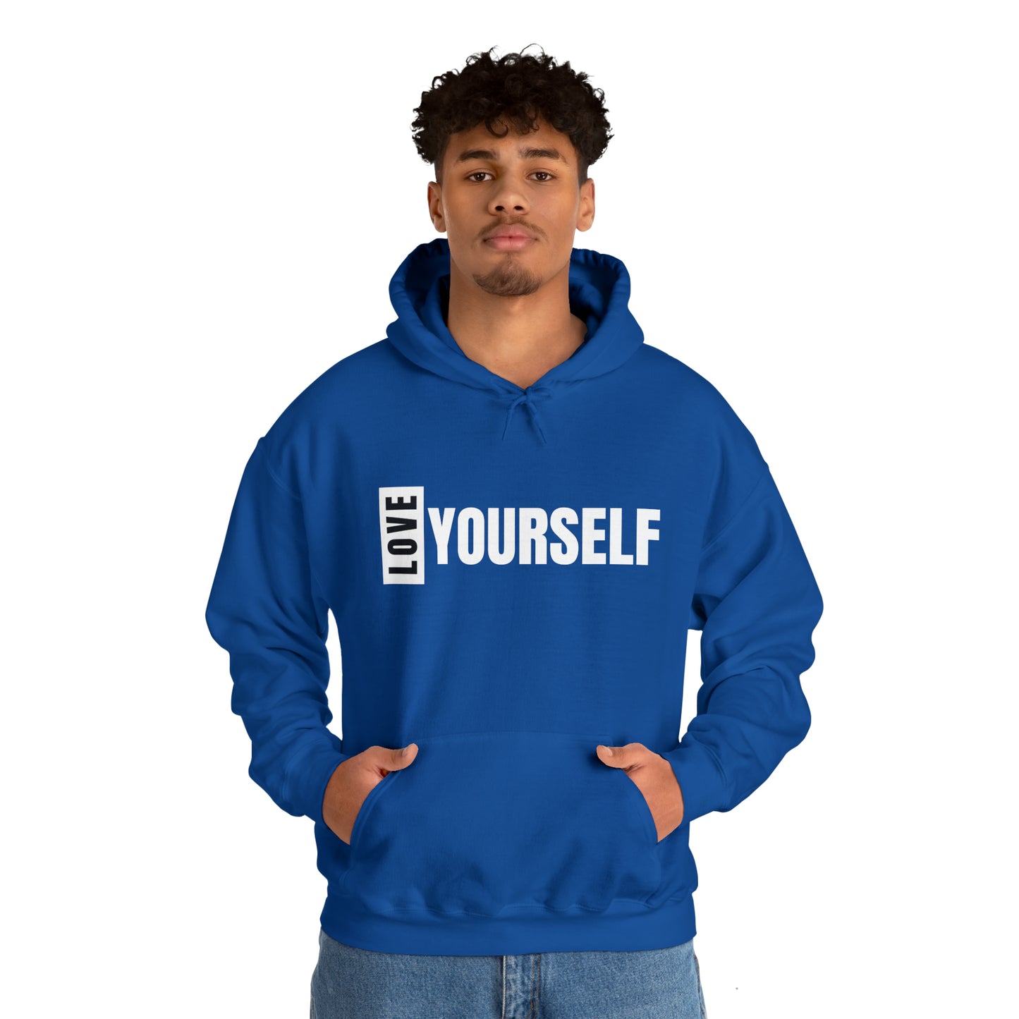 Love Yourself Unisex Heavy Blend™ Hooded Sweatshirt (Multiple Colors)