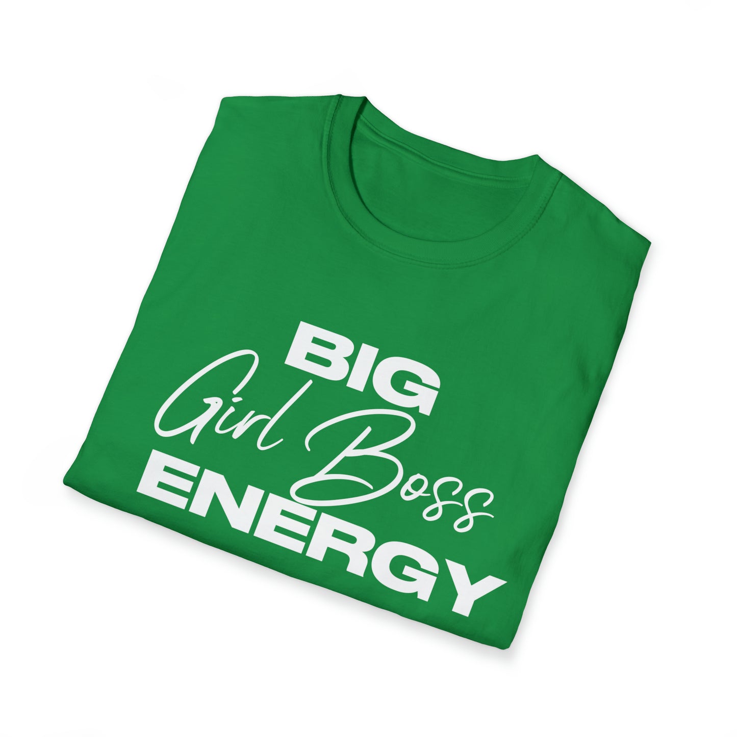 Big Girl Boss Energy Unisex Softstyle T-Shirt (Multiple Colors0