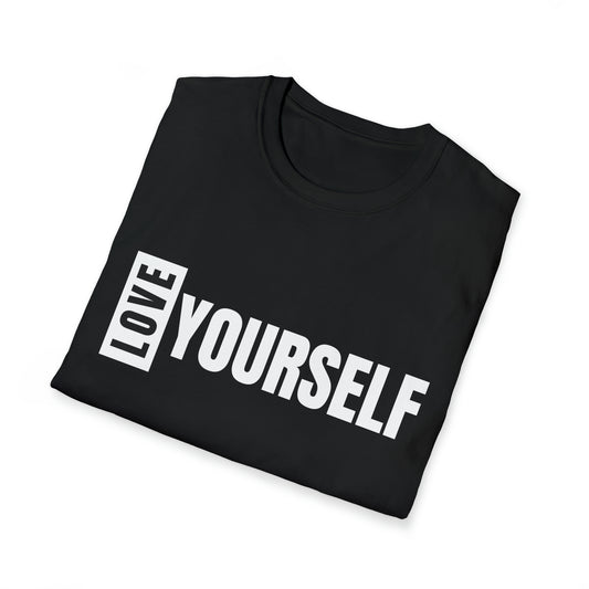 Love Yourself Unisex Softstyle T-Shirt (Black)