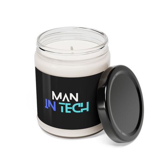 Man In Tech Scented Soy Candle, 9oz (Black)