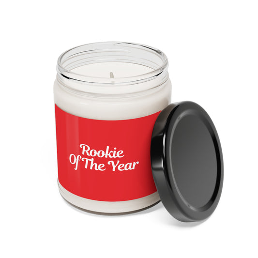 Rookie of the Year Scented Soy Candle, 9oz (Red)