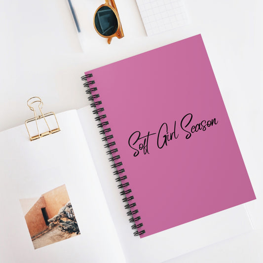 Soft Girl Season Spiral Notebook - Ruled Line