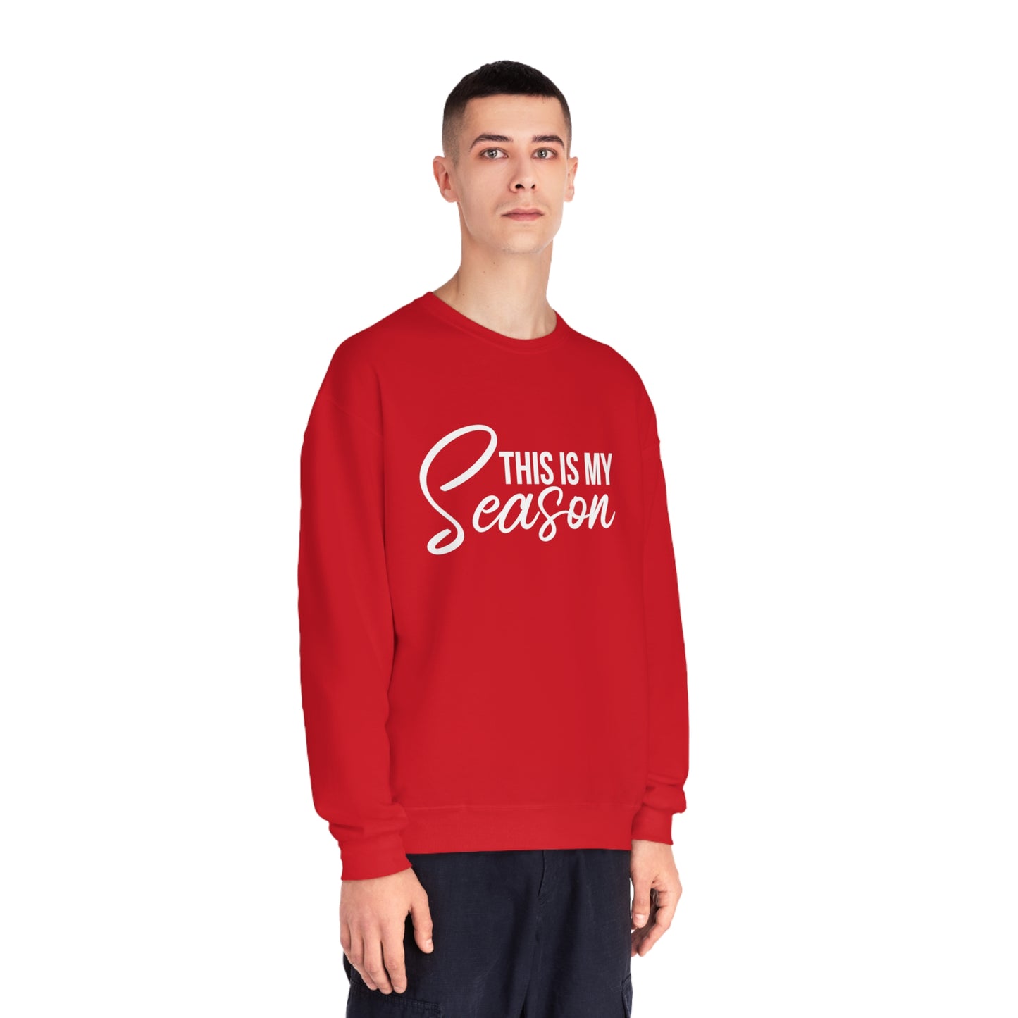 This is My Season Unisex NuBlend® Crewneck Sweatshirt (Multiple Colors)