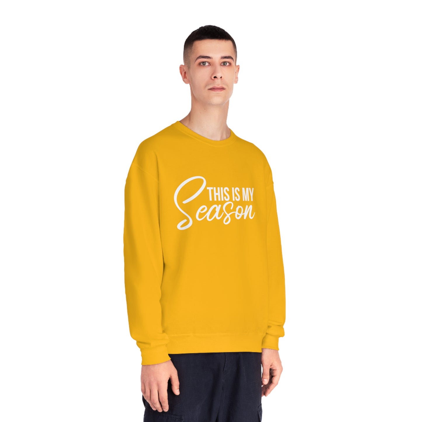 This is My Season Unisex NuBlend® Crewneck Sweatshirt (Multiple Colors)