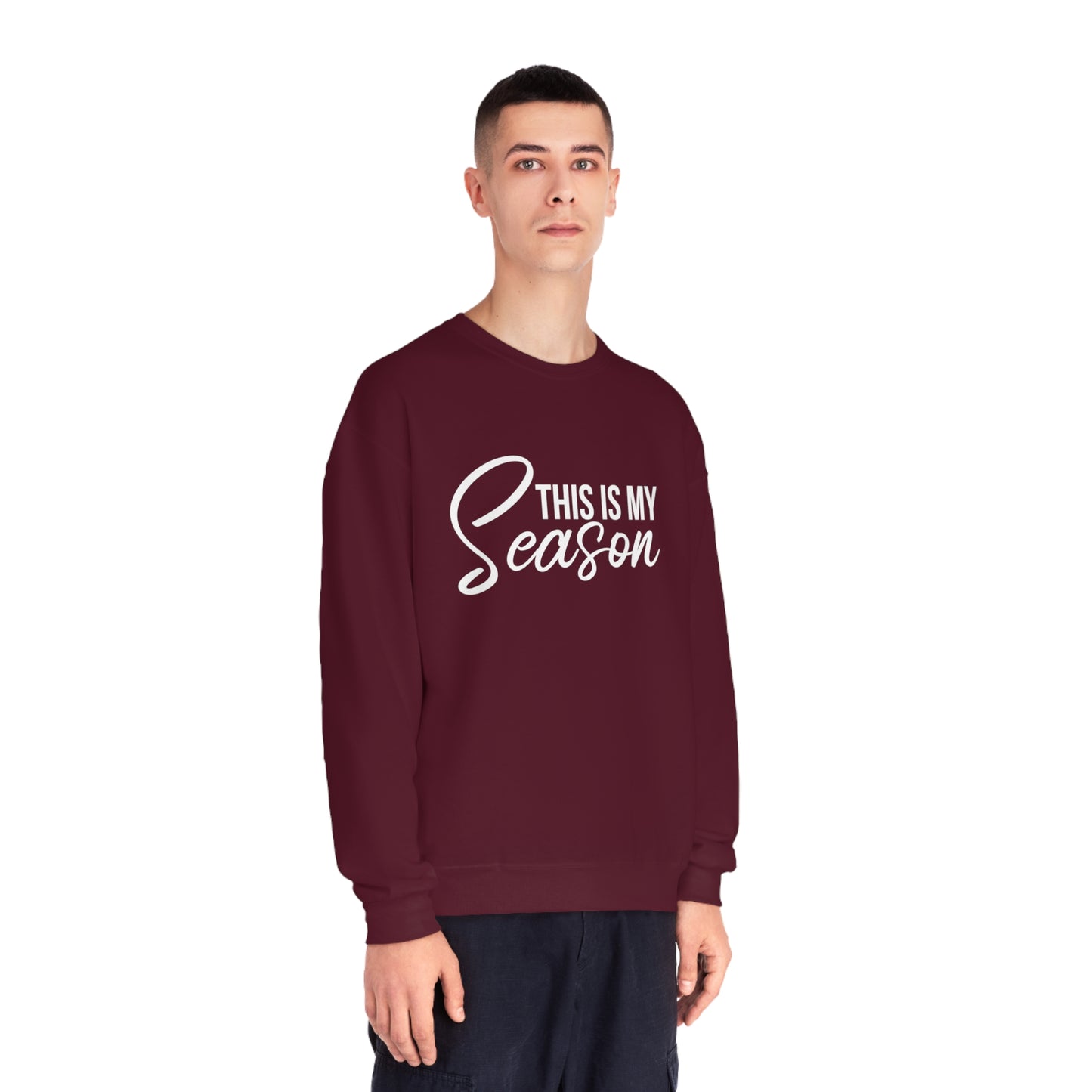 This is My Season Unisex NuBlend® Crewneck Sweatshirt (Multiple Colors)