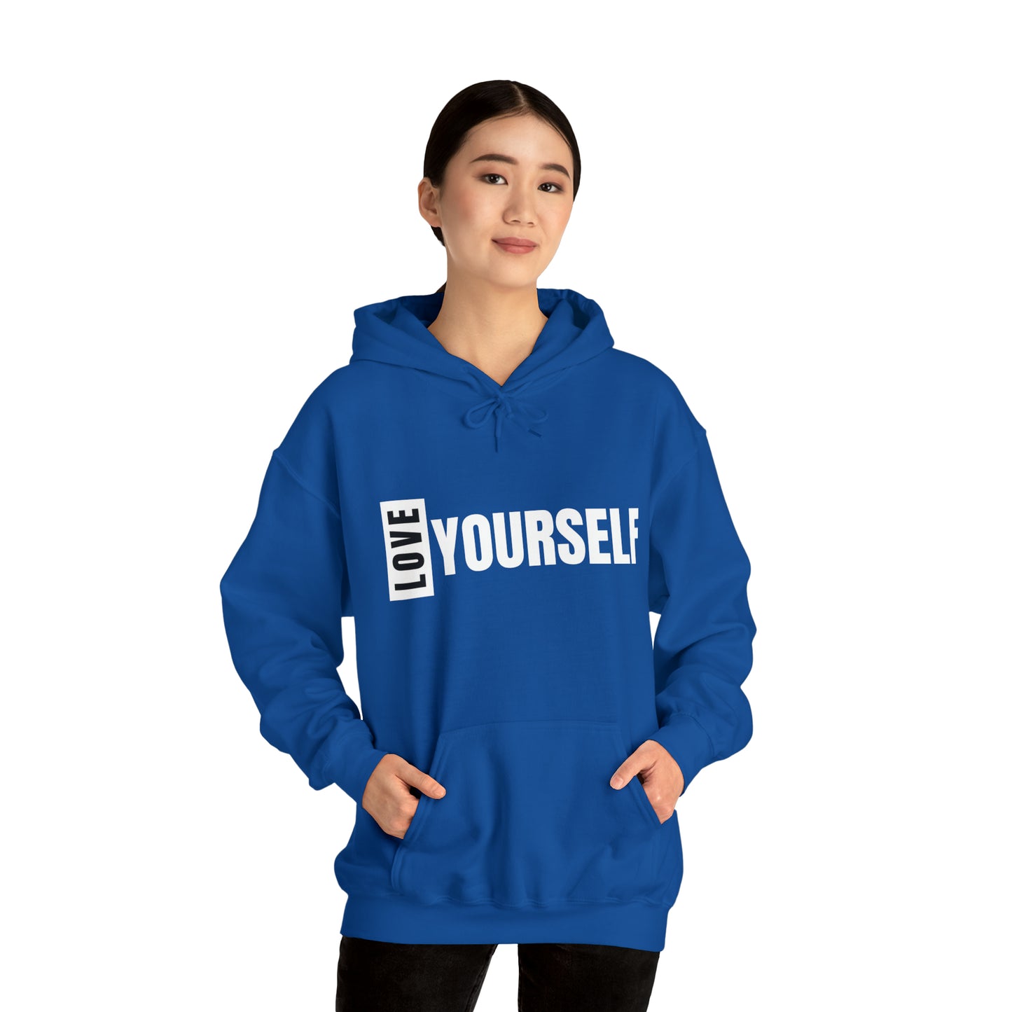 Love Yourself Unisex Heavy Blend™ Hooded Sweatshirt (Multiple Colors)