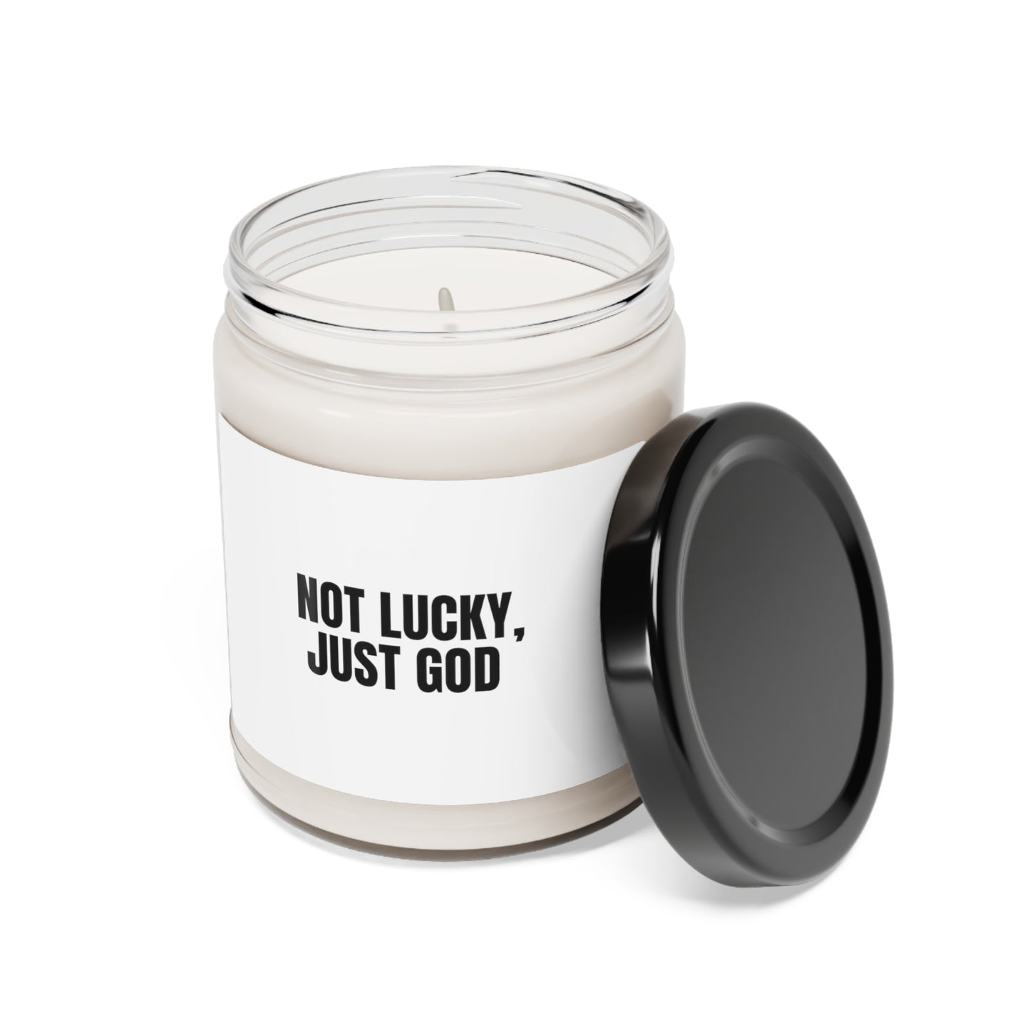 Not Lucky, Just God Scented Soy Candle, 9oz