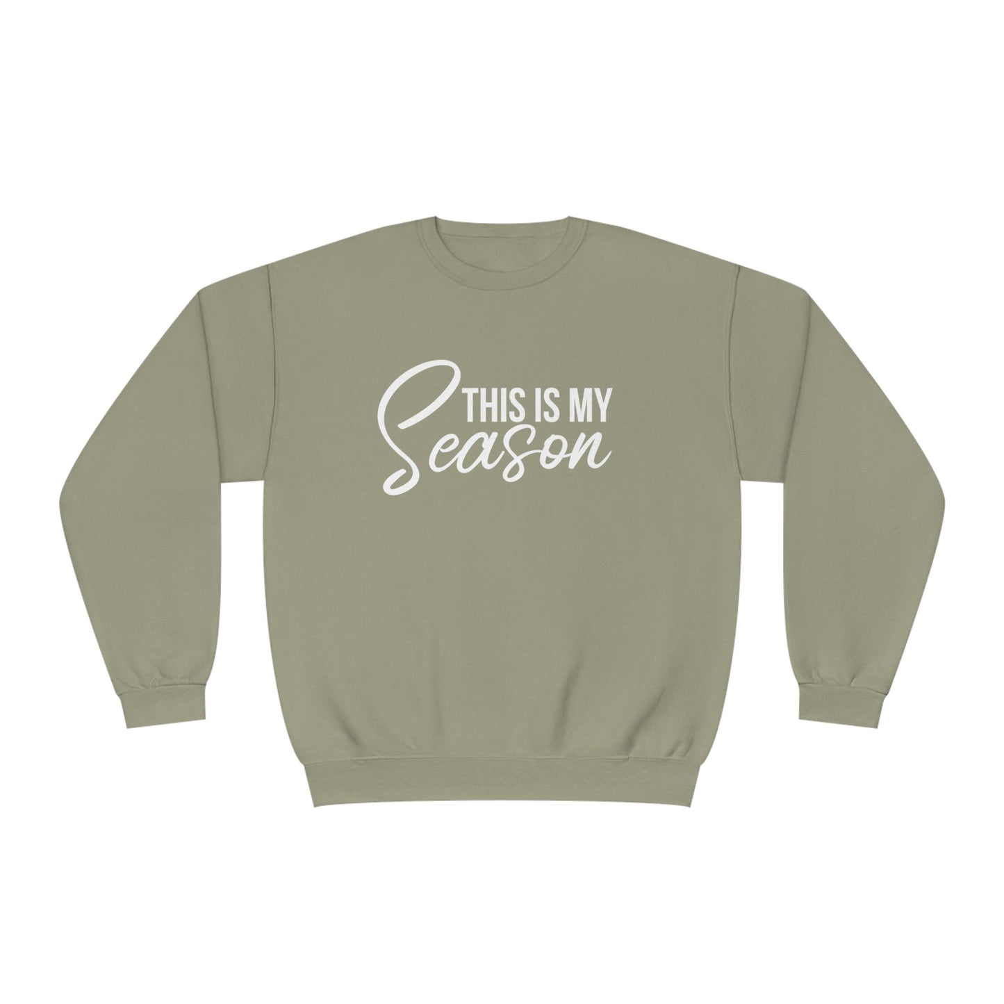 This is My Season Unisex NuBlend® Crewneck Sweatshirt (Multiple Colors)