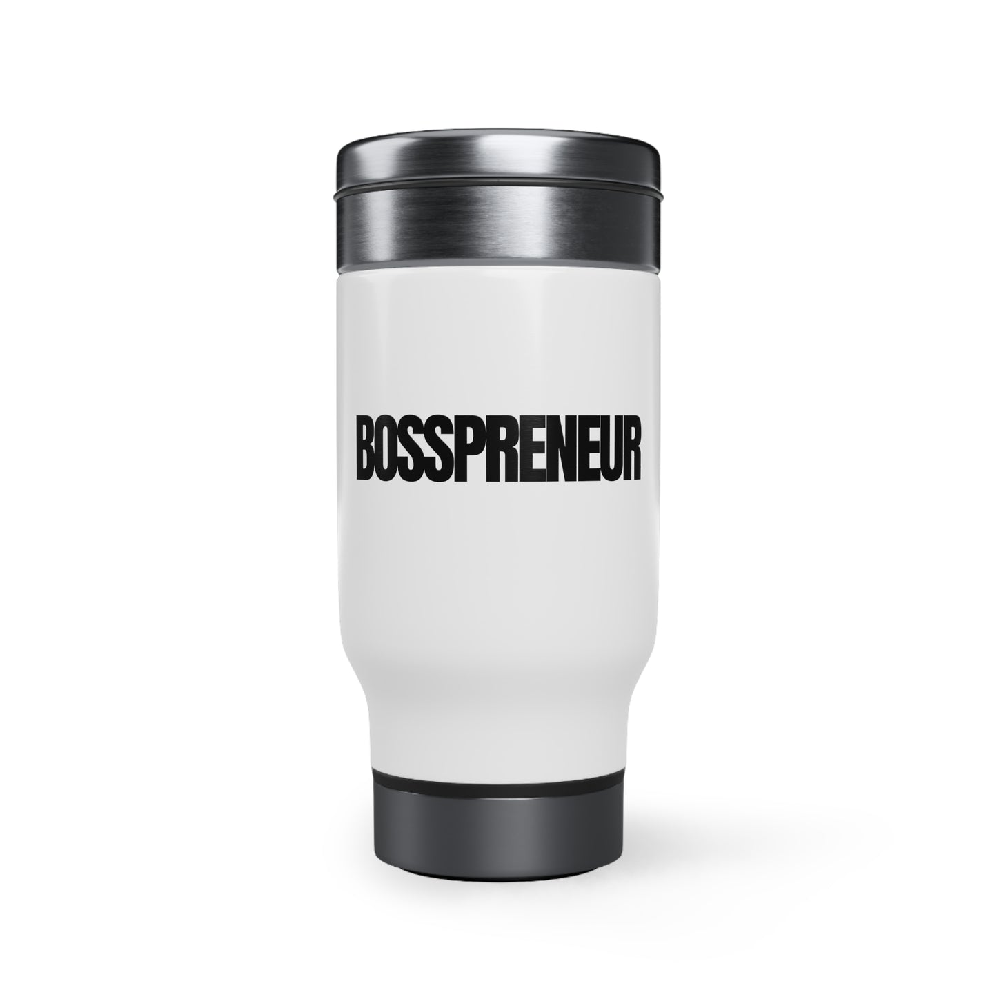 Bosspreneur Travel Mug with Handle, 14oz